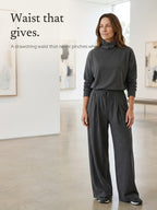 Violette | Turtleneck and Wide-Leg Pants Set