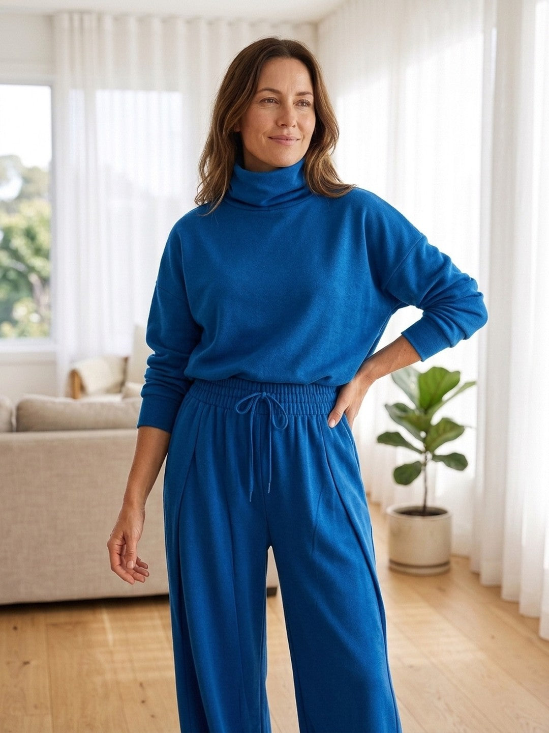 Violette in Blue