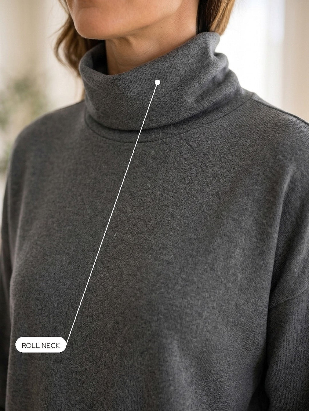 Ysabel | Turtleneck Wide-Leg Two-Piece Set