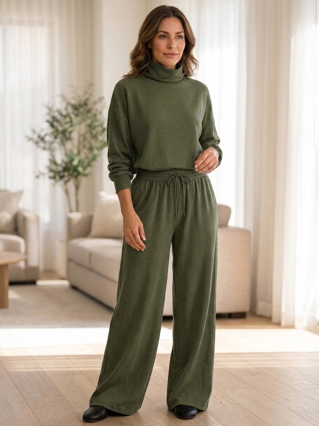 Ysabel in Military Green